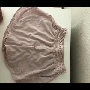Lululemon shorts. Light pink. Size 4
